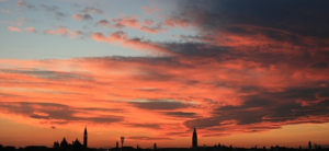 tramonto skyline